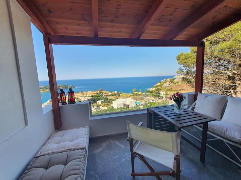 Endless Blue Villa - Amazing Sea View Agia Pelagia Dış mekan fotoğraf