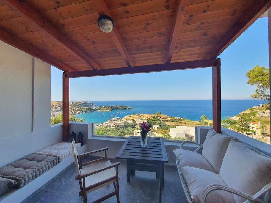 Endless Blue Villa - Amazing Sea View Agia Pelagia Dış mekan fotoğraf
